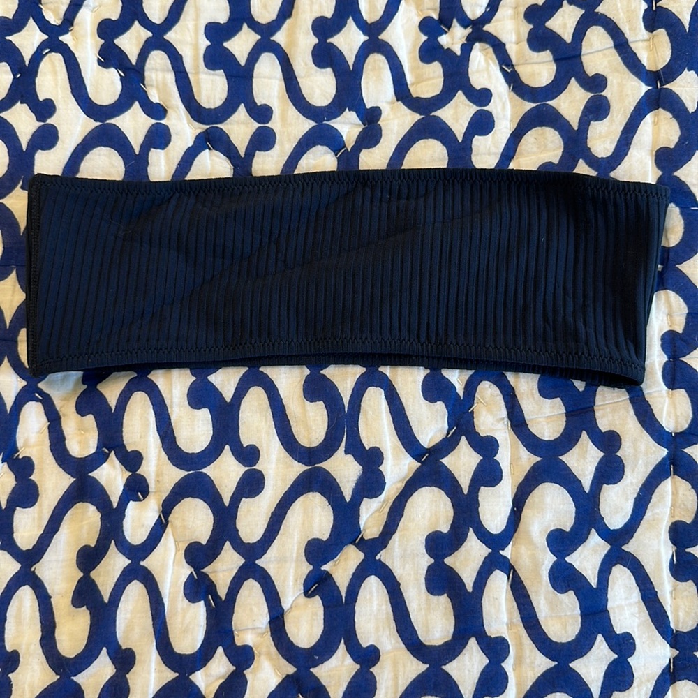 Triangl Navy Bandeau Top